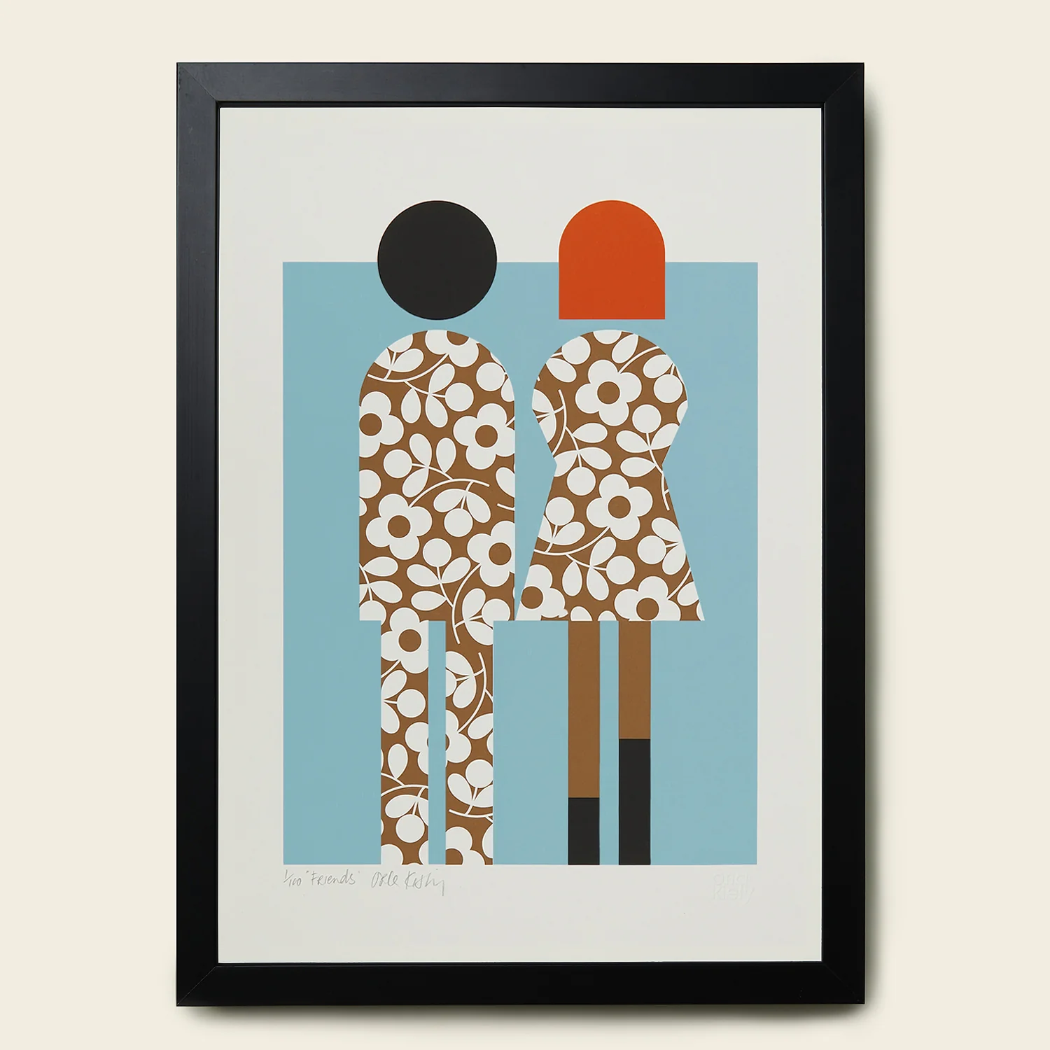 Screen Printed Artwork - Flower Friends - Image 4