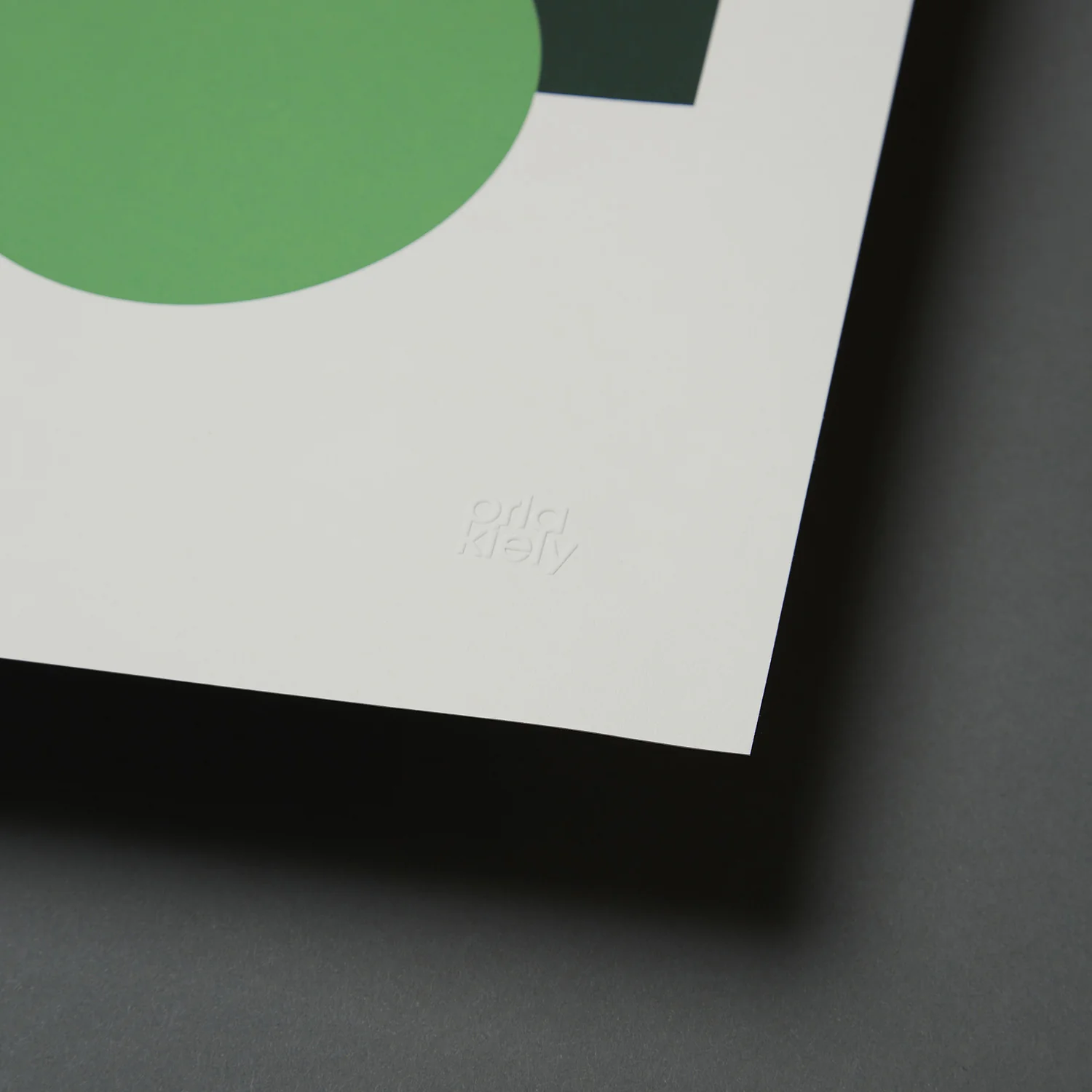 Screen Printed Artwork - Green Elephant - Image 3