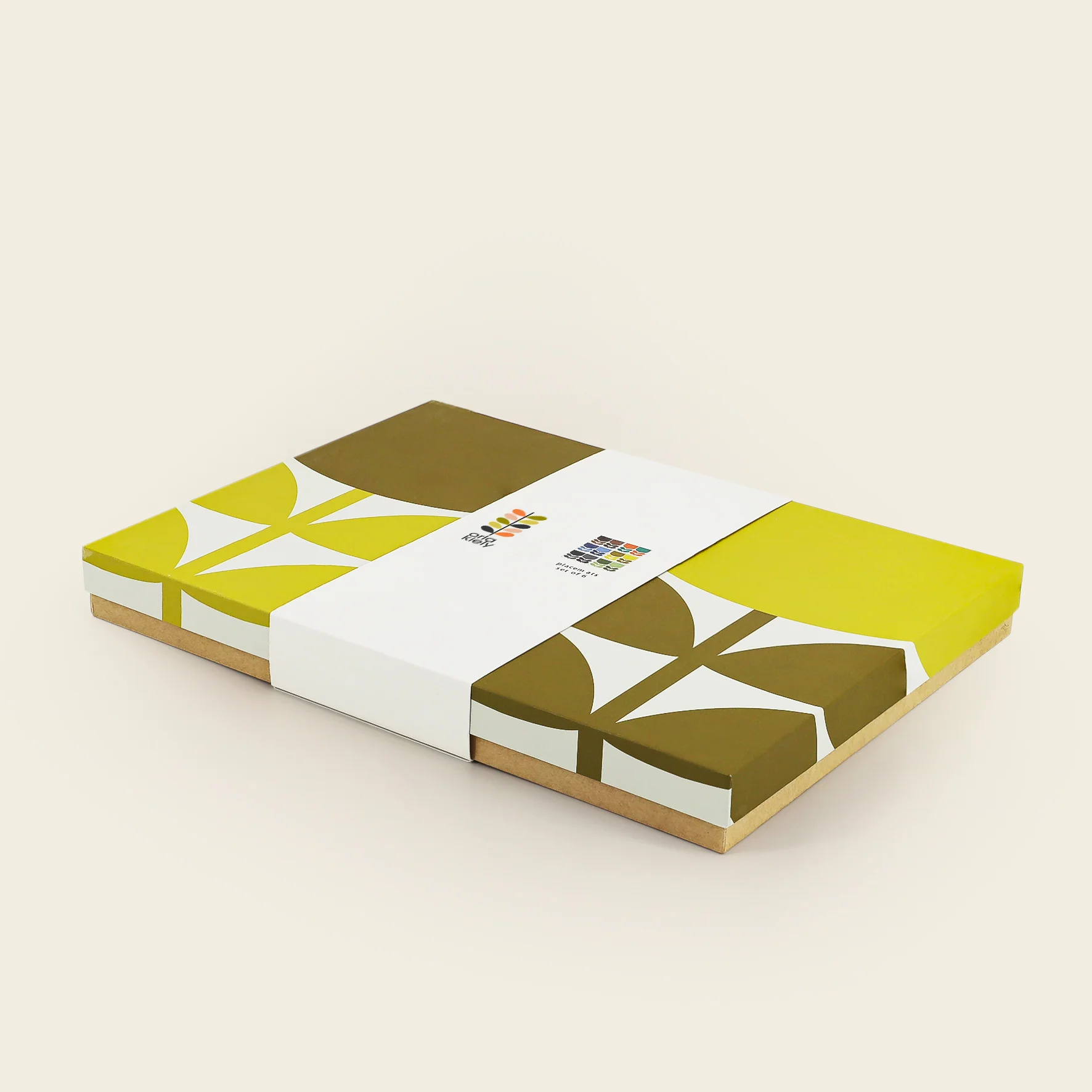 Set of 6 Placemats Block Flower - Image 2