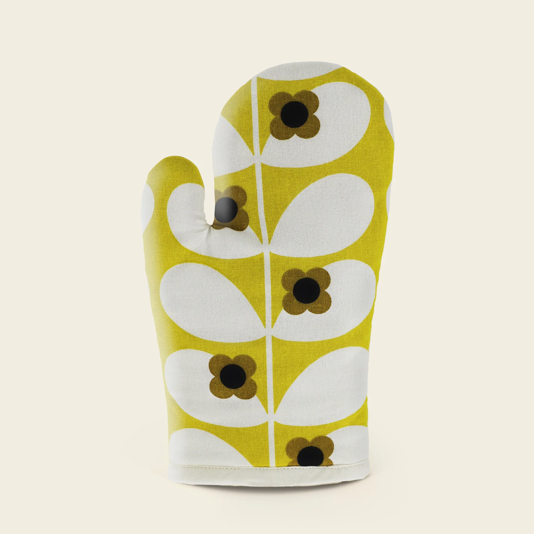 Single Oven Mitt - Wild Rose Stem Dandelion - Image 4