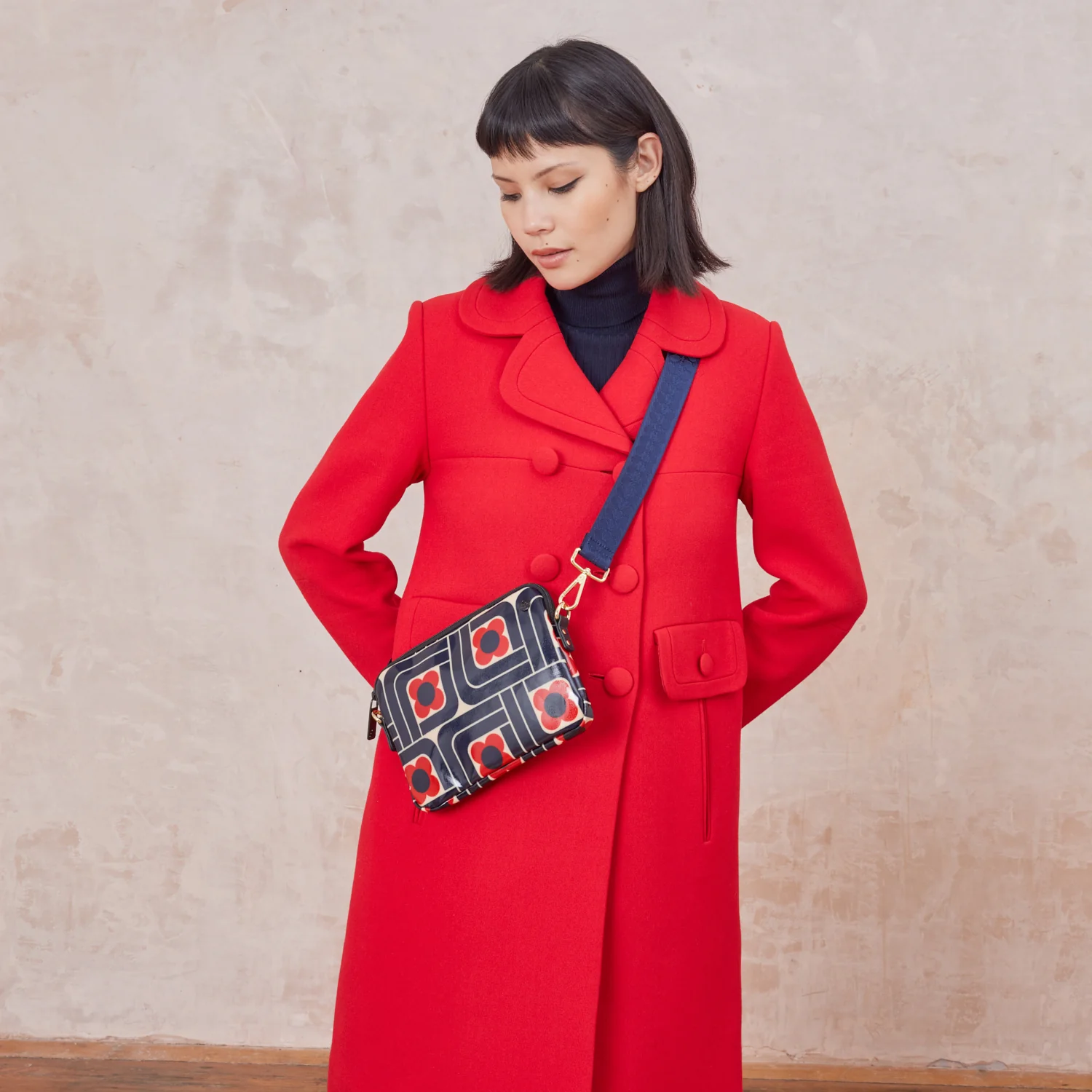 Slim Crossbody - Woodblock Ink