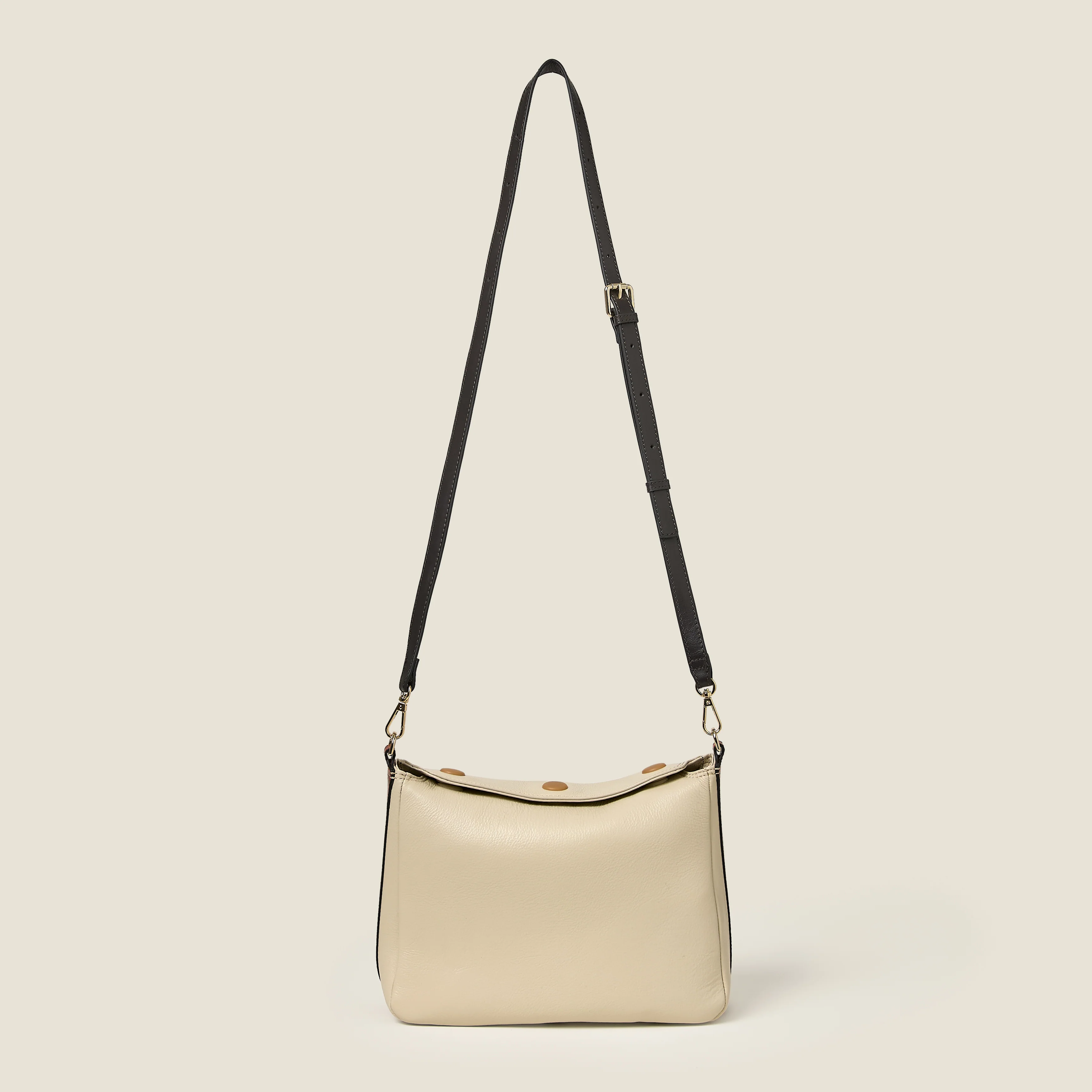 Small Softie Leather Shoulder Bag - White Crème - Image 6