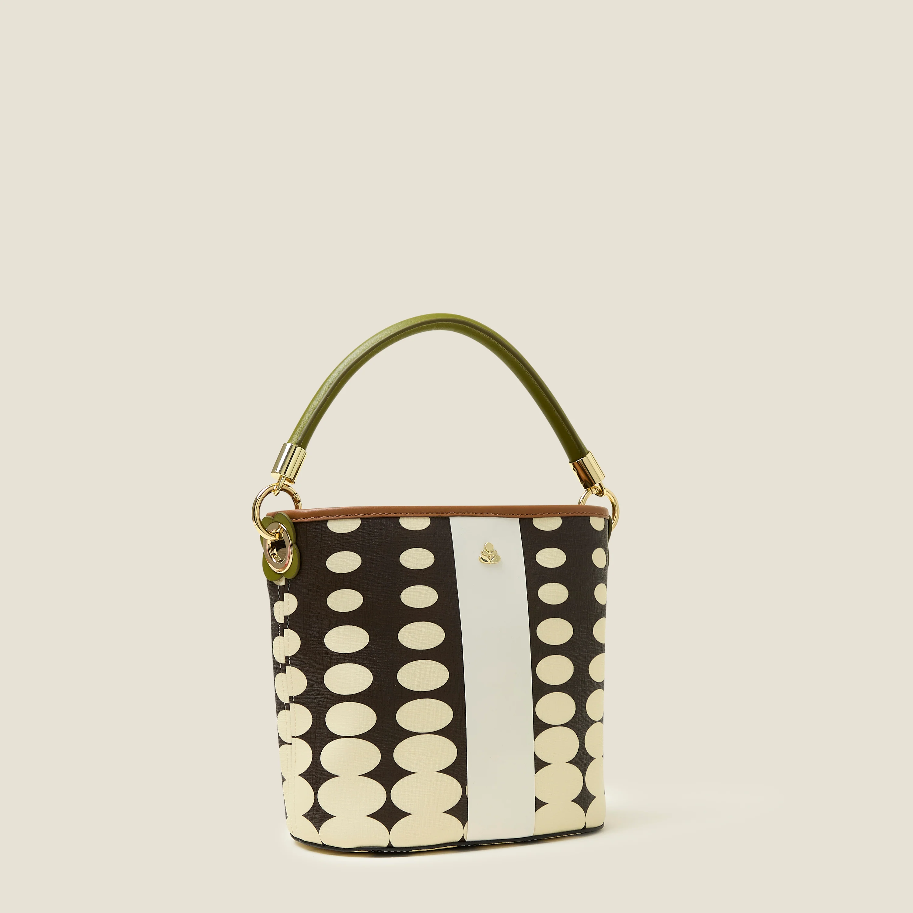 Smile Sling Crossbody - Optical Oval Mocha - Image 3