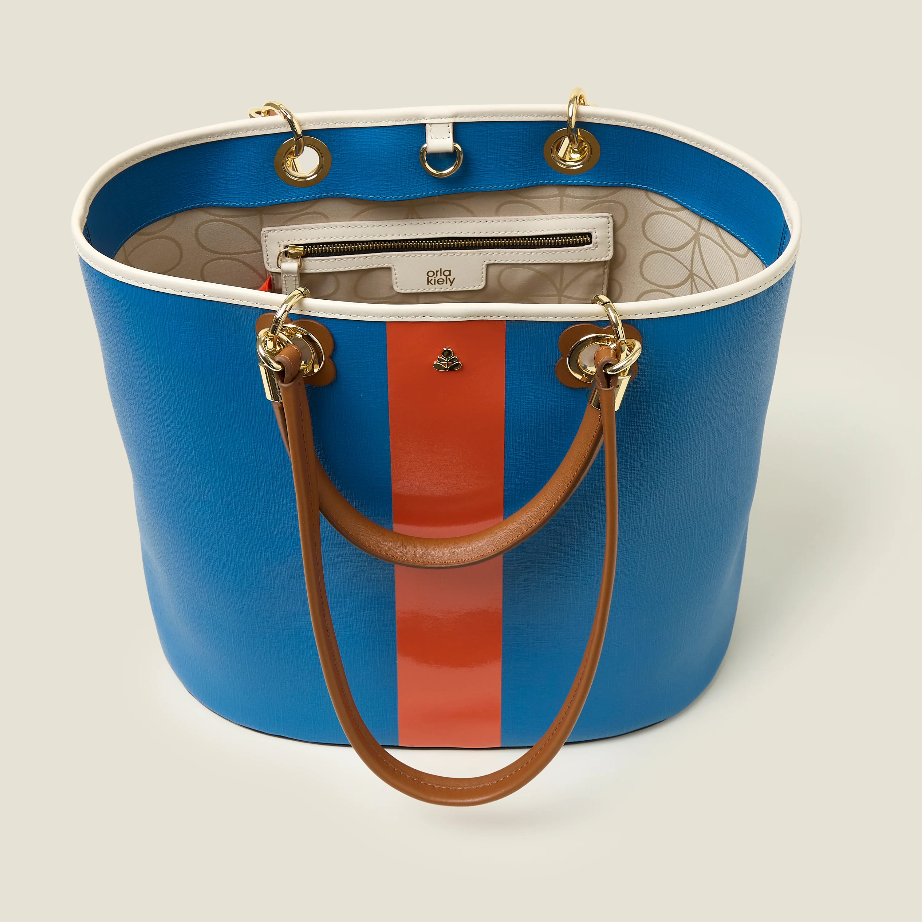 Smile Tote - Colour Block True Blue - Image 5
