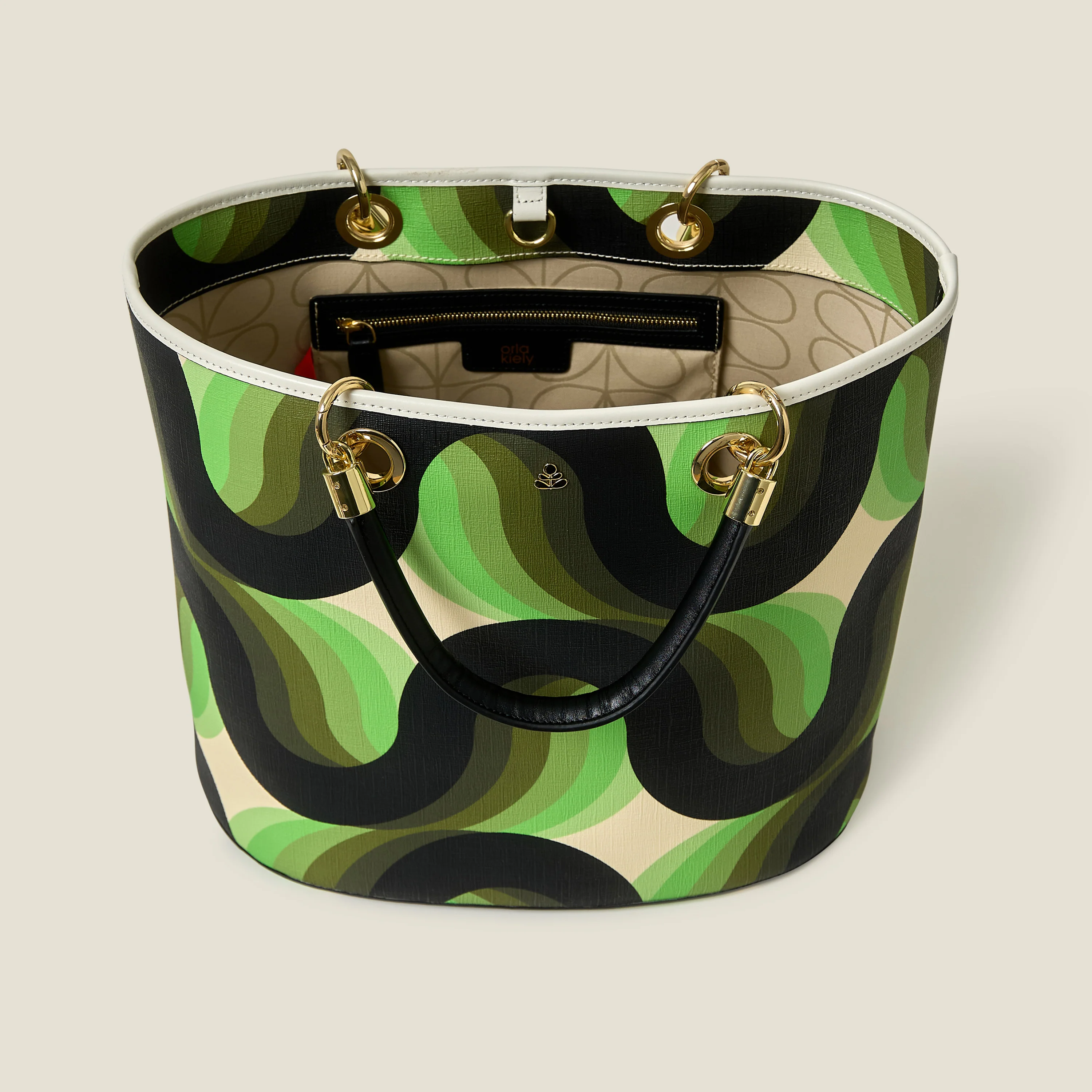 Smile Tote - Rolling Waves Electra - Image 4