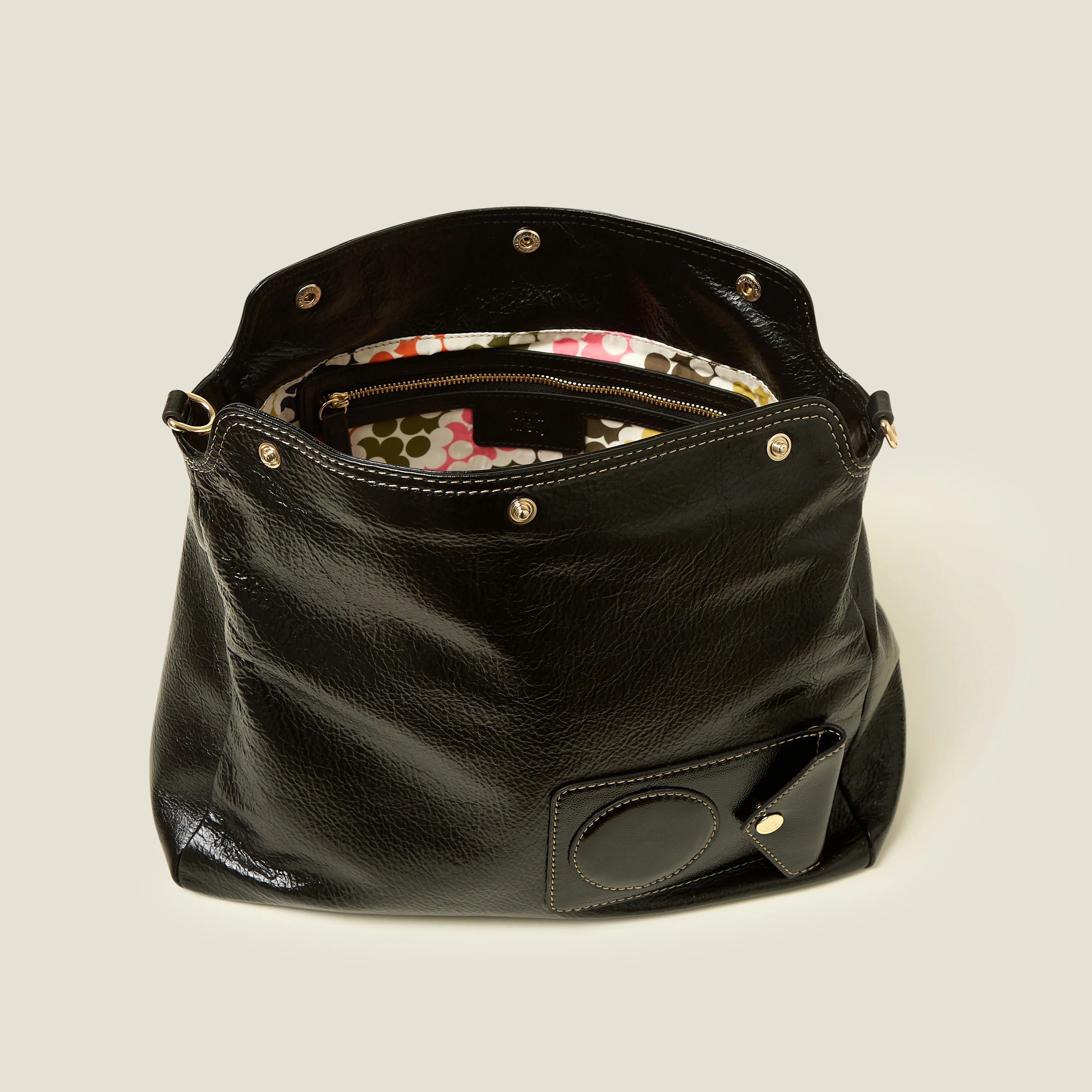 Softie Shoulder Bag - OK Applique Black - Image 5
