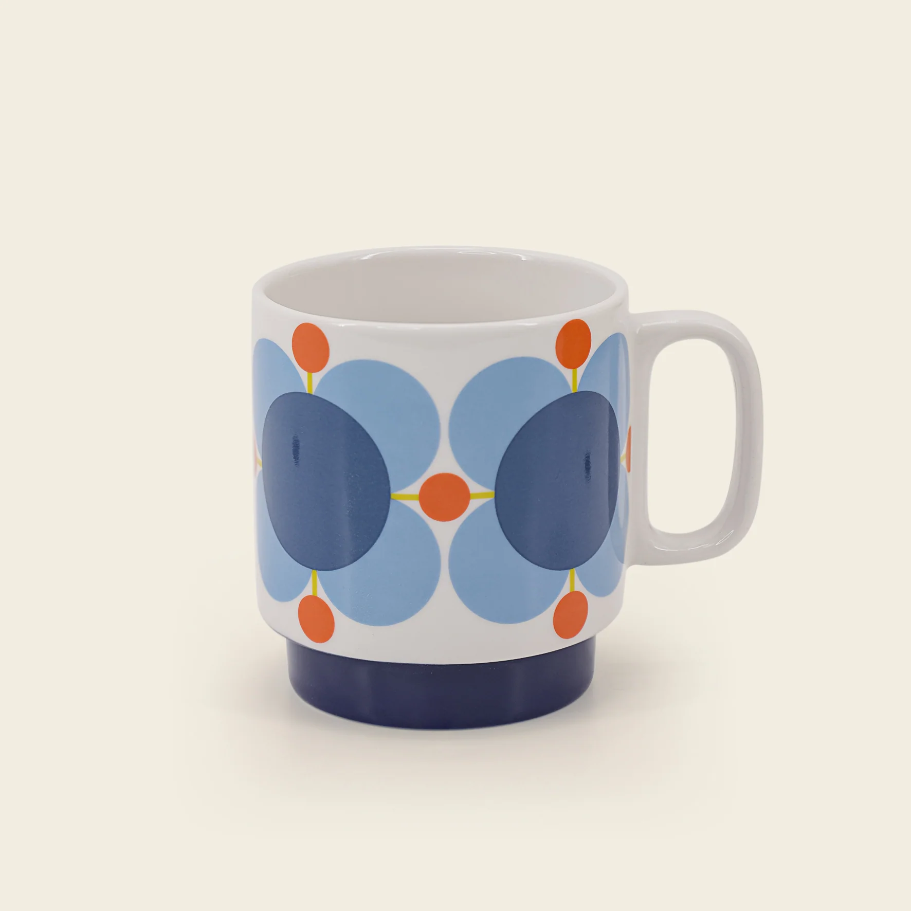 Stackable Large Mug Set of 6 - Atomic Flower - Image 4