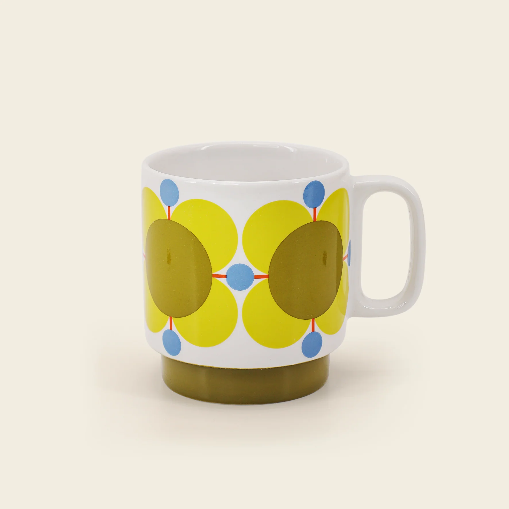 Stackable Large Mug Set of 6 - Atomic Flower - Image 5
