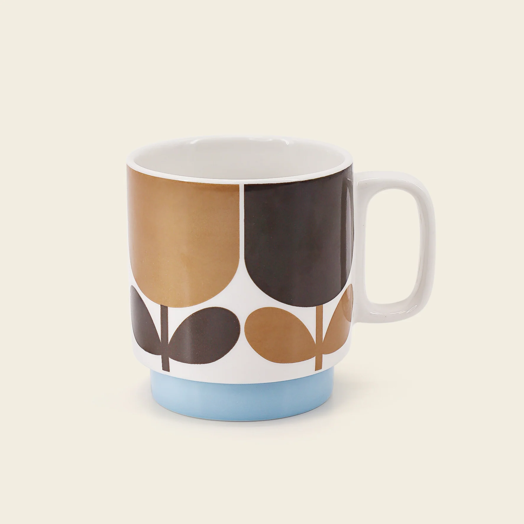 Stackable Large Mug Set of 6 - Block Flower - Image 7