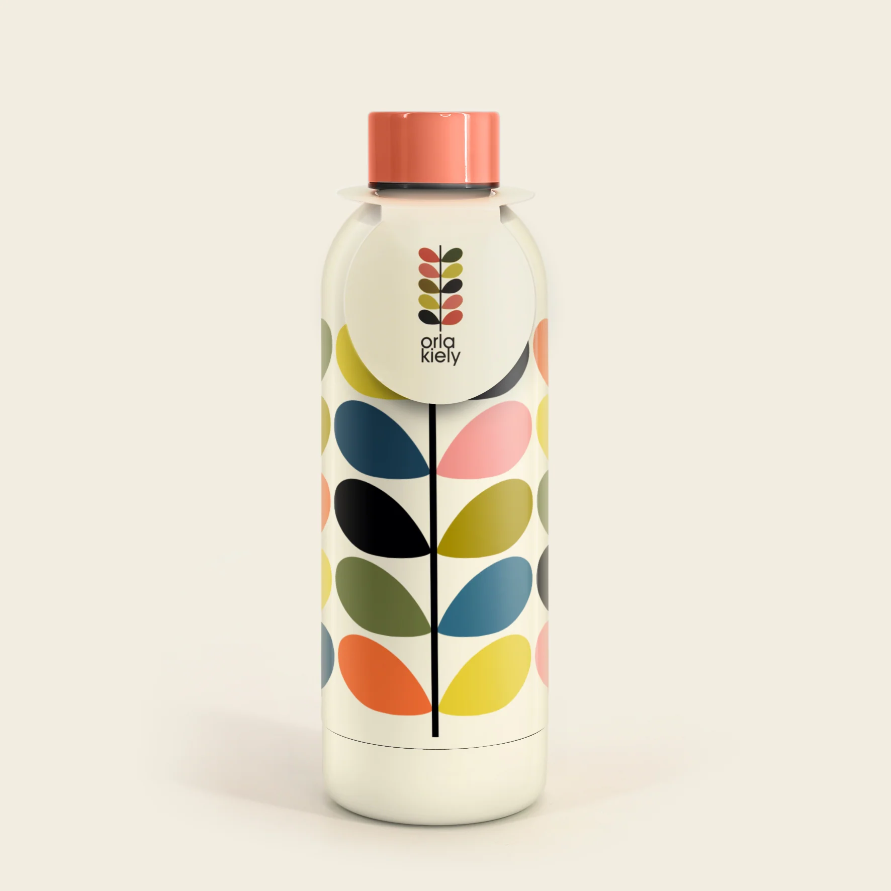 Stainless Steel Water Bottle - Bright Multi Stem - Image 2