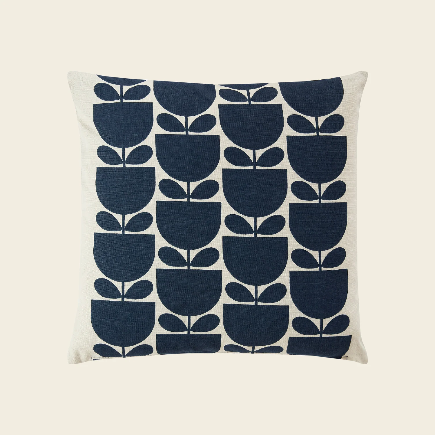 Striped Tulip Cushion - Indigo - Image 4