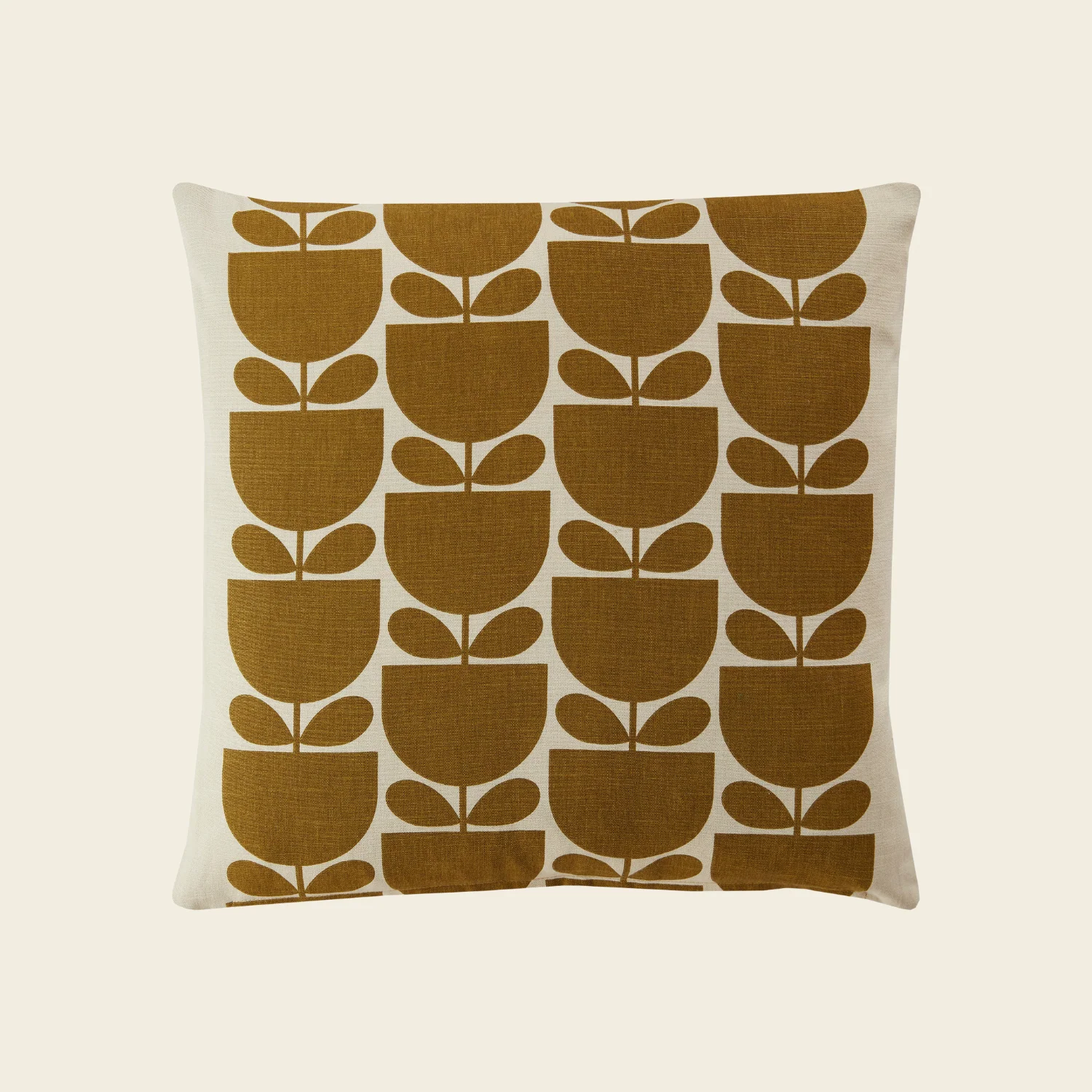 Striped Tulip Cushion - Pink Ochre - Image 4