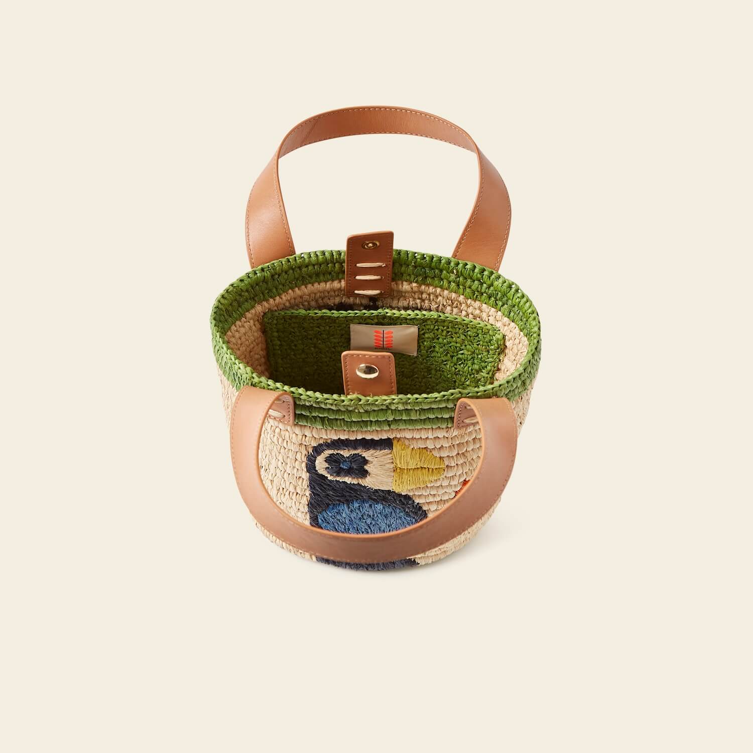 Sunday Mini Basket Bag - Puffin Green - Image 5