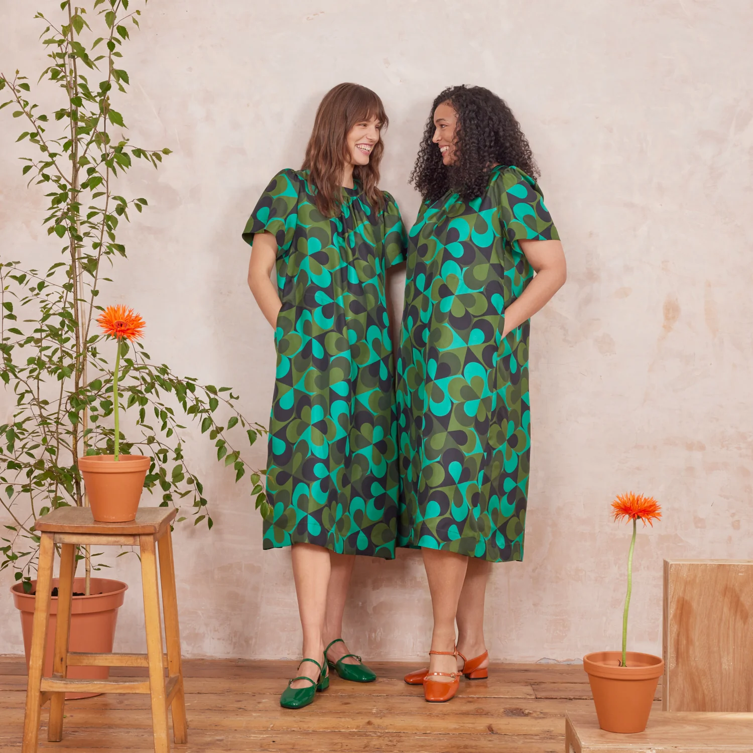 The Orla Silk Dress - Kaleidoscope - Image 3