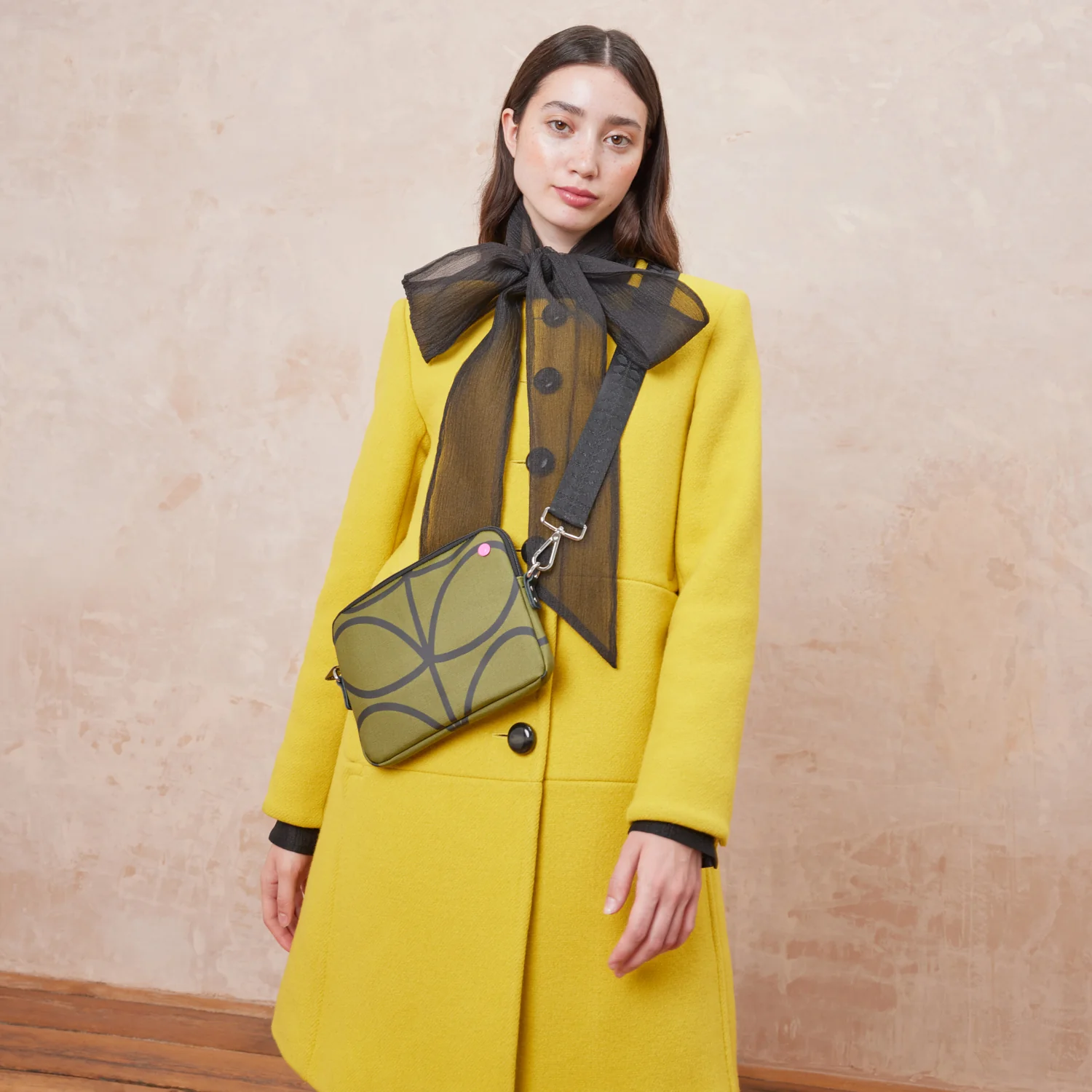 The Slim Crossbody - Giant Linear Stem Olive - Image 2