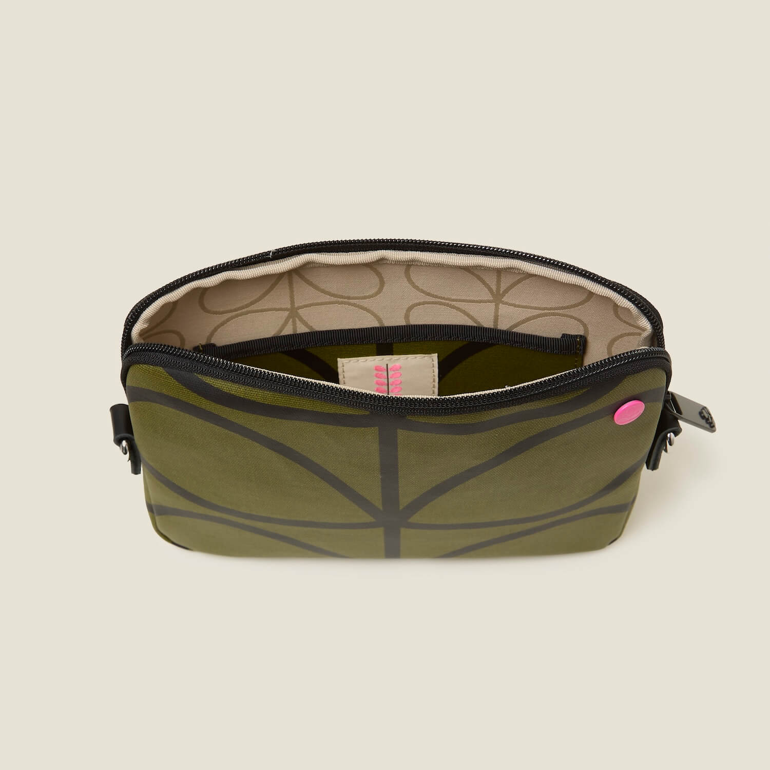 The Slim Crossbody - Giant Linear Stem Olive - Image 5