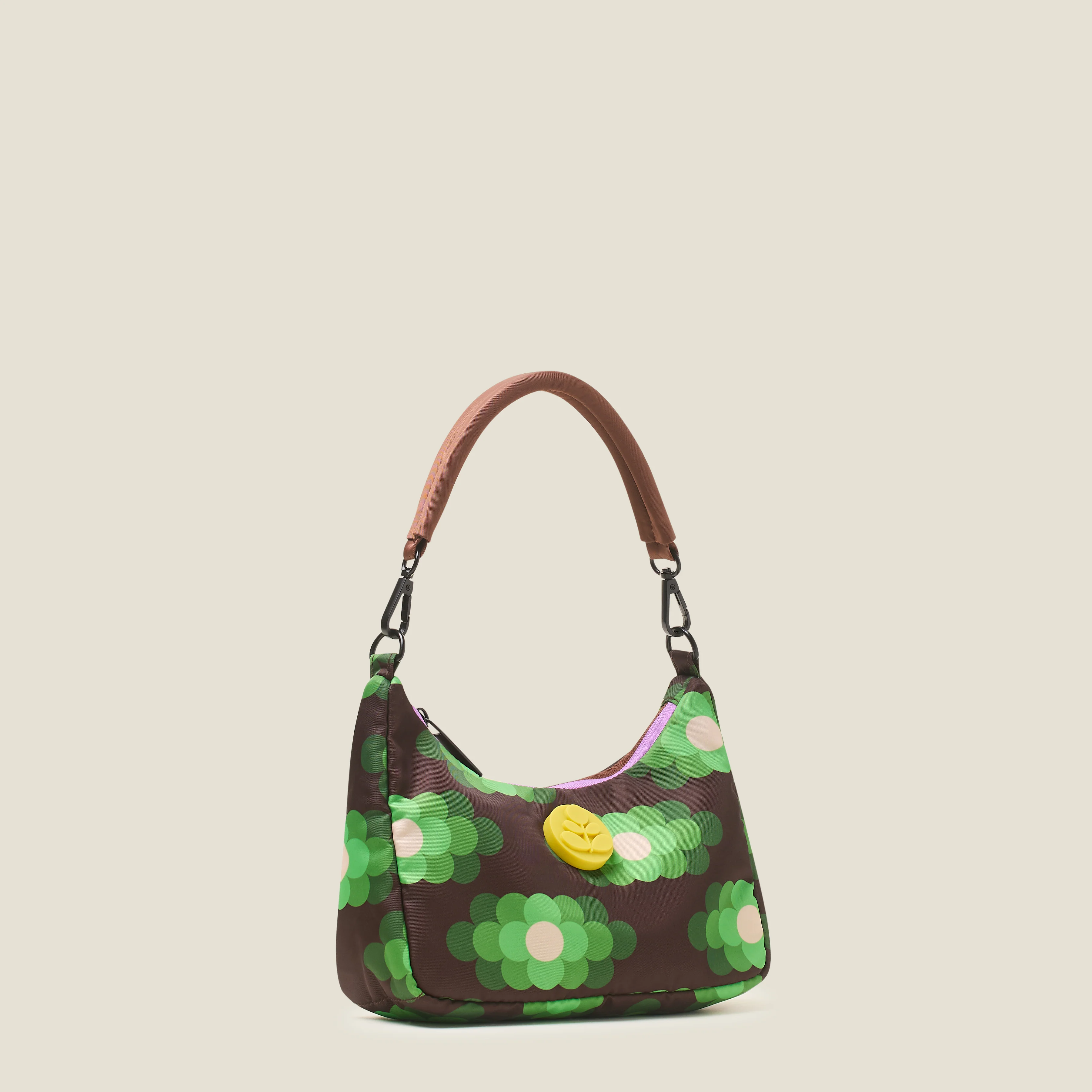 Venn Mini Shoulder Bag - Flower Haze Neon Green - Image 3