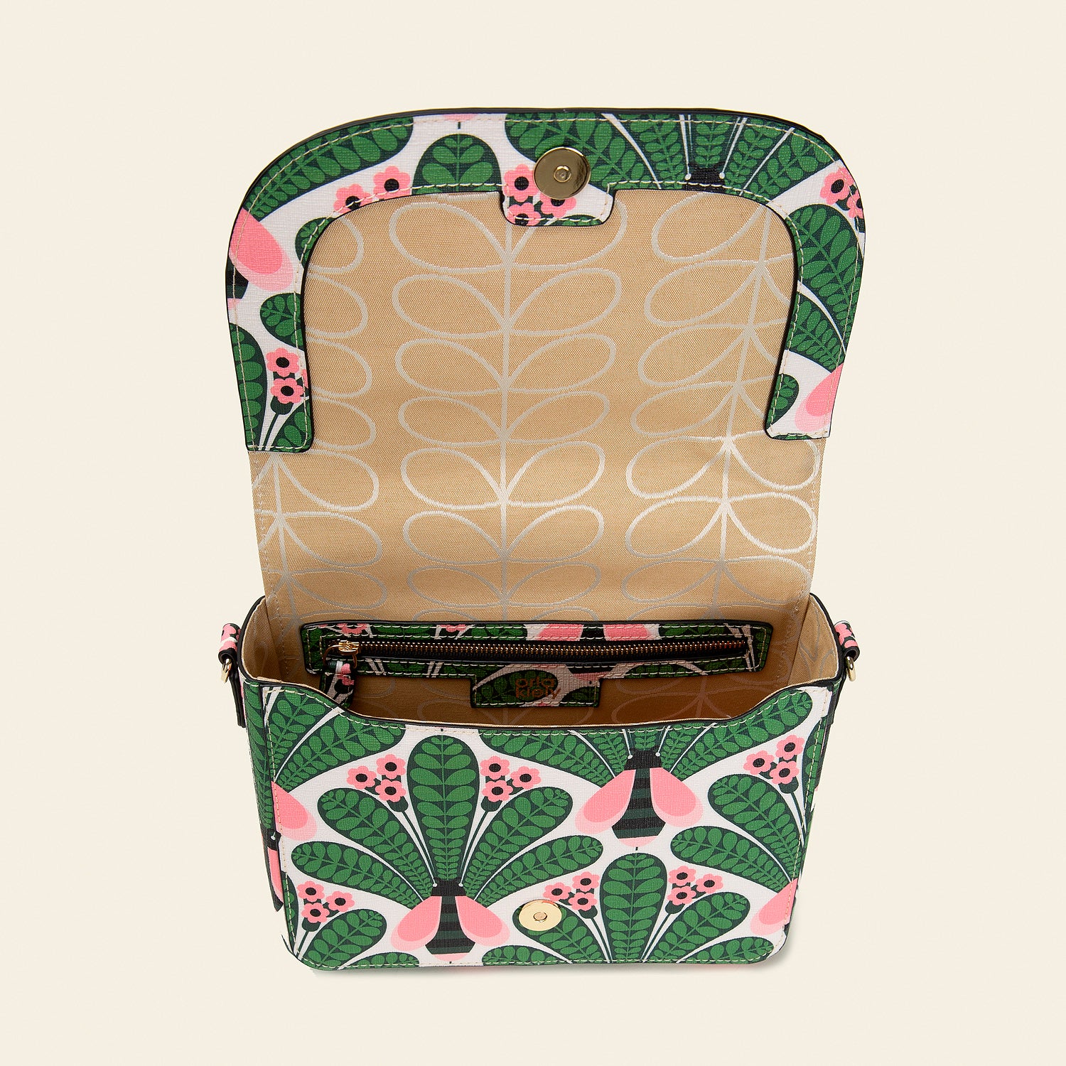 Vera Medium Crossbody - Honey Bee Dill - Image 4