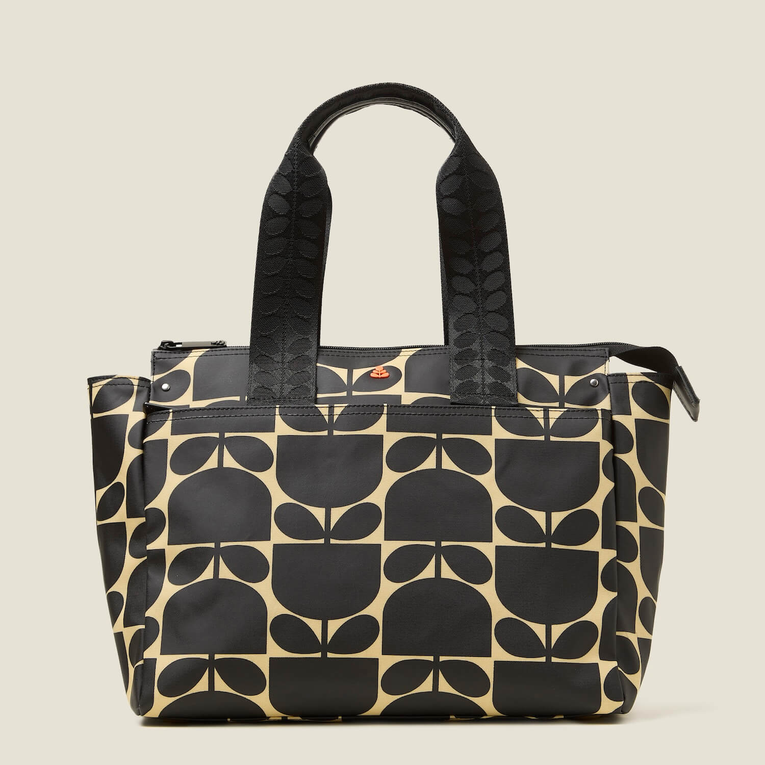 Walker Tote - Block Flower Monochrome - Image 2