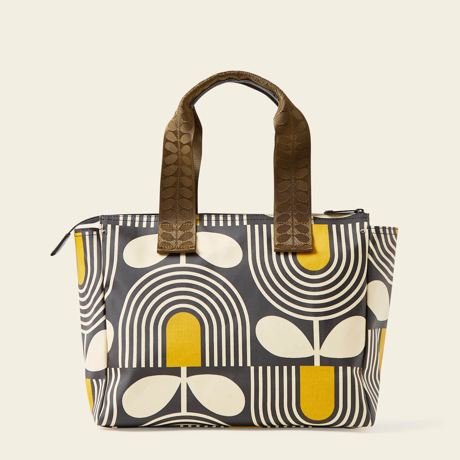 Walker Tote - Giant Striped Tulip Noir - Image 4