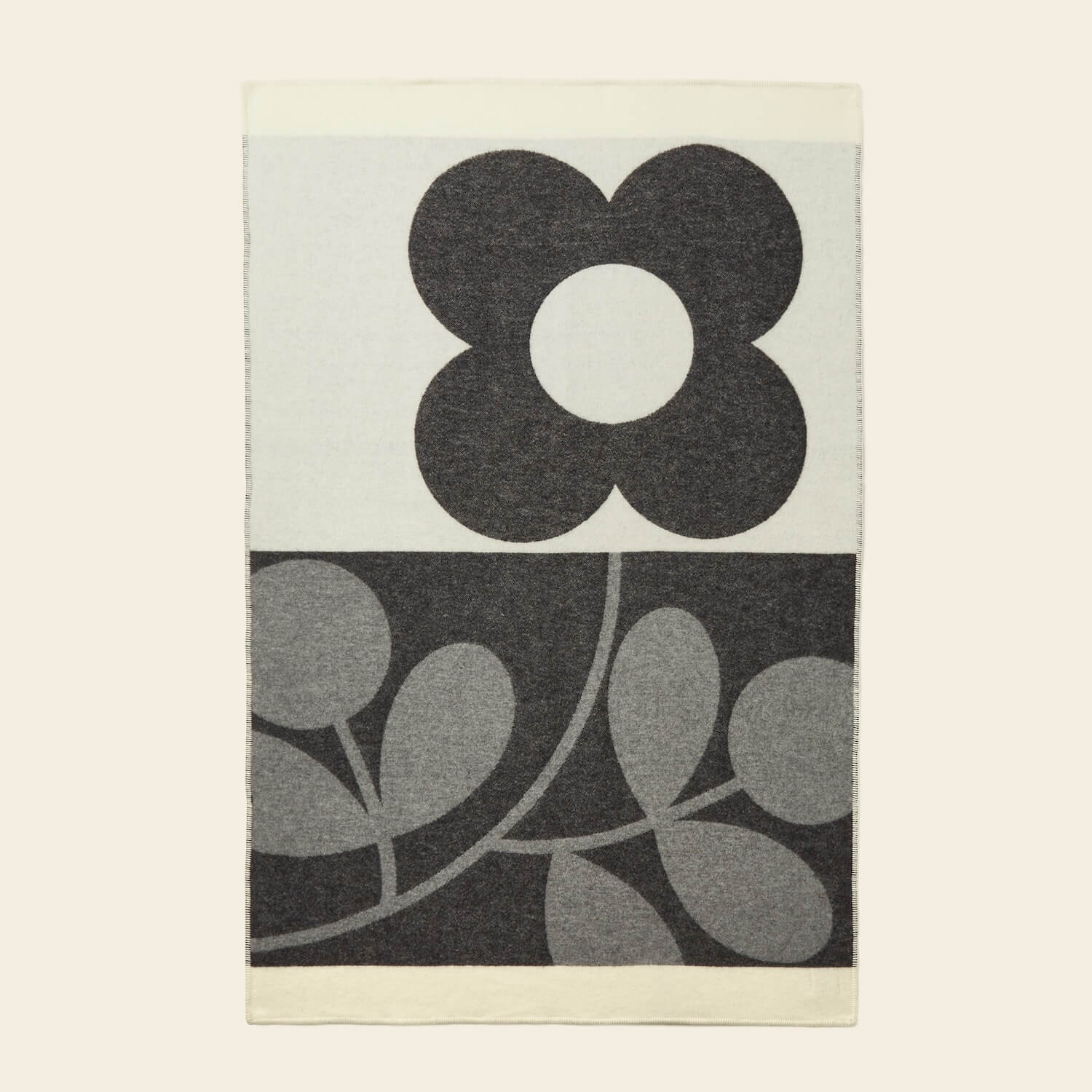 Wool Jacquard Blanket - Stem Sprig - Image 2